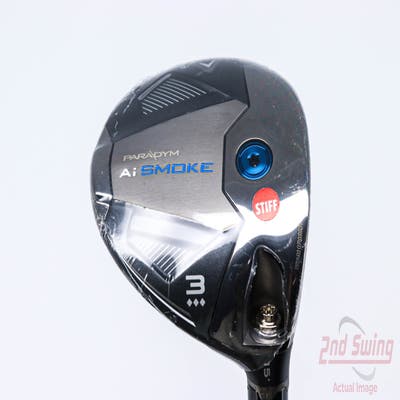 Mint Callaway Paradym Ai Smoke TD Fairway Wood 3 Wood 3W 15° Project X Denali Black 70 Graphite Stiff Right Handed 43.25in