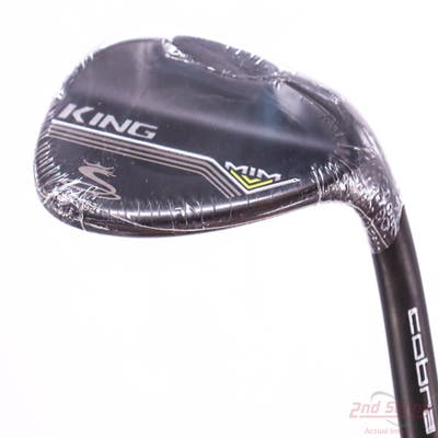 Mint Cobra KING MIM Black Wedge Lob LW 58° 8 Deg Bounce V Grind FST KBS $-Taper Black PVD Steel Stiff Right Handed 34.75in