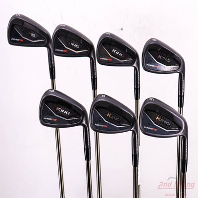 Cobra KING Black Forged Tec Iron Set 5-PW GW UST Mamiya Recoil 95 F3 Graphite Regular Right Handed 37.75in