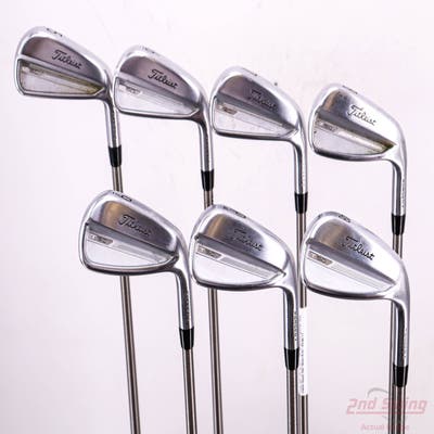 Titleist 2023 T150 Iron Set 4-PW PW2 Aerotech SteelFiber i80cw Graphite Regular Right Handed 38.0in