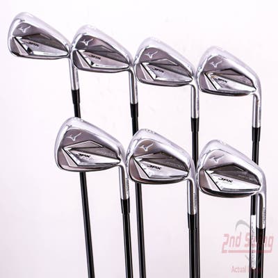 Mizuno JPX 923 Hot Metal Iron Set 4-PW Mitsubishi MMT 105 Graphite Stiff Right Handed 39.5in