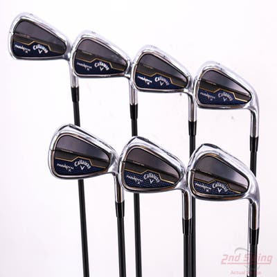 Callaway Paradym X Iron Set 4-PW Mitsubishi MMT 90 Graphite Stiff Right Handed 39.0in