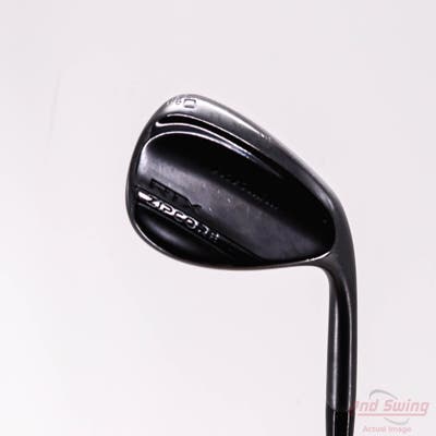 Cleveland RTX ZipCore Black Satin Wedge Lob LW 60° 10 Deg Bounce Mid Aerotech SteelFiber i95 Graphite Stiff Right Handed 35.0in