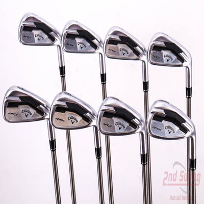 Callaway Apex Iron Set 3-PW Aerotech SteelFiber i95 Graphite Stiff Right Handed 38.25in