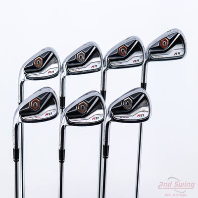 TaylorMade R11 Iron Set 5-PW AW FST KBS Tour Steel Regular Left Handed 38.5in