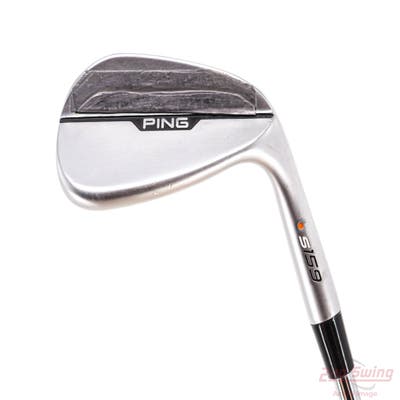 Ping s159 Chrome Wedge Pitching Wedge PW 46° 12 Deg Bounce S Grind FST KBS Tour-V Steel Wedge Flex Right Handed Orange Dot 35.5in