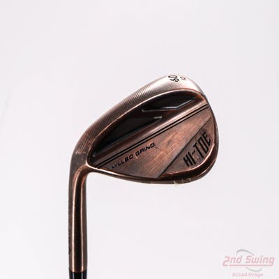 TaylorMade Milled Grind HI-TOE 3 Copper Wedge Lob LW 60° 10 Deg Bounce FST KBS Hi-Rev 2.0 115 Steel Wedge Flex Left Handed 35.0in