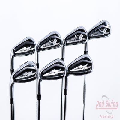 Titleist 2021 T300 Iron Set 5-PW GW True Temper AMT Red R300 Steel Regular Left Handed 38.25in