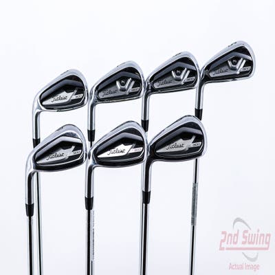 Titleist 2021 T300 Iron Set 5-PW GW True Temper AMT Red R300 Steel Regular Left Handed 38.25in