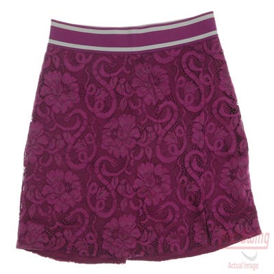 New Womens Greyson Skort Medium M Purple Cactus Flower MSRP $125