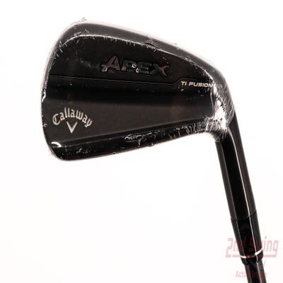 Mint Callaway Apex TiFusion Single Iron 7 Iron Dynamic Gold Mid 100 Gunmetal Steel Stiff Right Handed 37.25in