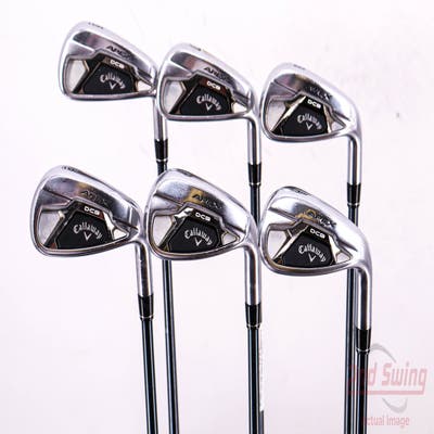 Callaway Apex DCB 21 Iron Set 6-PW AW UST Mamiya Recoil 75 Dart Graphite Senior Right Handed 38.0in