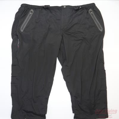 New Mens Sun Mountain Rain Pants XX-Large XXL x Black MSRP $80