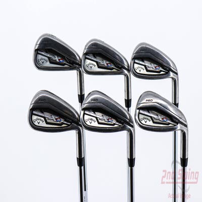 Callaway XR Pro Iron Set 6-PW AW FST KBS Tour-V 90 Steel Stiff Right Handed 37.5in