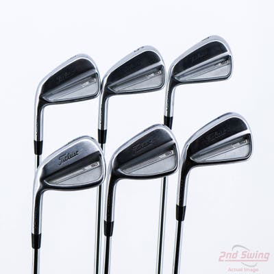 Titleist 2023 T150 Iron Set 4-9 Iron True Temper Dynamic Gold X100 Steel X-Stiff Left Handed 38.25in