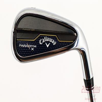 Callaway Paradym X Single Iron 7 Iron True Temper Elevate MPH 85 Steel Stiff Right Handed 37.25in