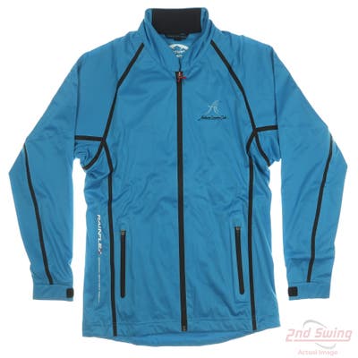 New W/ Logo Womens Sun Mountain Jacket Medium M Blue MSRP $70