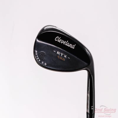 Cleveland 588 RTX 2.0 Black Satin Wedge Sand SW 56° 12 Deg Bounce True Temper Dynamic Gold Steel Wedge Flex Right Handed 35.25in