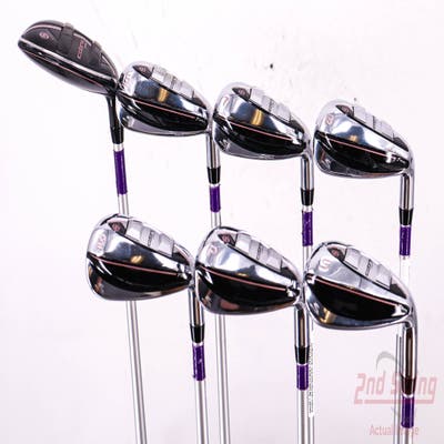 Cobra 2021 T-Rail Combo Iron Set 5H 6-PW SW Cobra Ultralite 45 Graphite Ladies Right Handed 38.0in