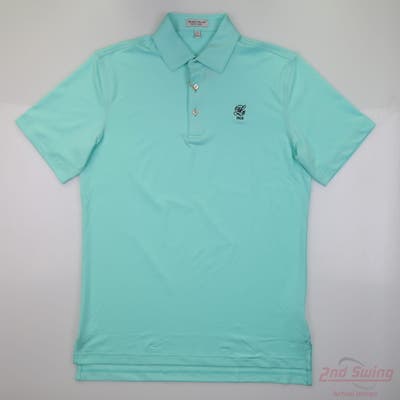 New W/ Logo Mens Peter Millar Polo Small S Mint MSRP $110