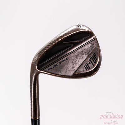 TaylorMade Milled Grind HI-TOE 3 Copper Wedge Lob LW 58° 13 Deg Bounce FST KBS Hi-Rev 2.0 115 Steel Wedge Flex Left Handed 35.5in