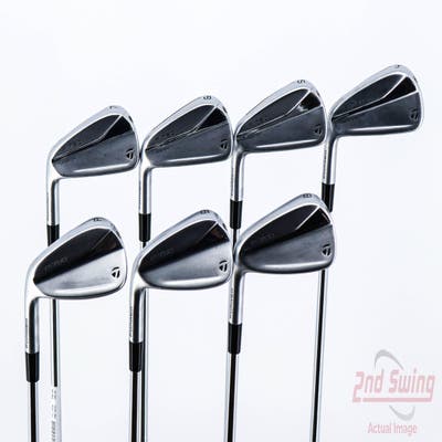 TaylorMade 2021 P790 Iron Set 4-PW FST KBS Tour Lite Steel Stiff Left Handed 38.5in