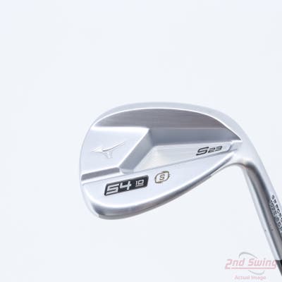 Mint Mizuno S23 Satin Chrome Wedge Sand SW 54° 10 Deg Bounce S Grind FST KBS Hi-Rev 2.0 115 Steel Wedge Flex Right Handed 35.5in