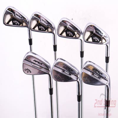 Callaway Apex Pro 21Combo Iron Set 4-PW Project X IO 6.0 Steel Stiff Right Handed 38.0in