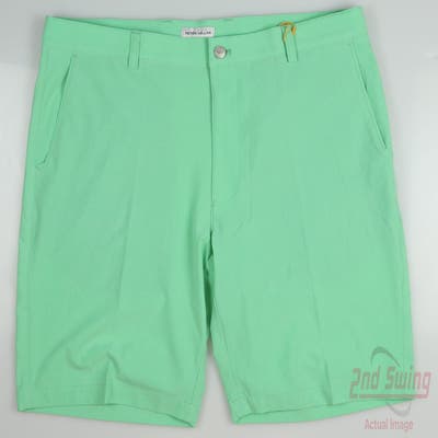 New Mens Peter Millar Shorts 36 Green MSRP $100