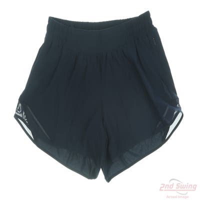 New Womens Lululemon Shorts 12 Navy Blue MSRP $68