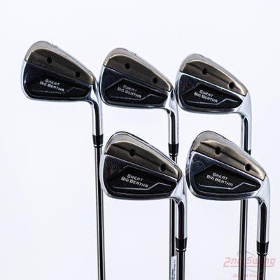 Callaway Great Big Bertha 23 Iron Set 6-PW UST Helium Nanocore IP 60 Graphite Senior Right Handed 36.5in