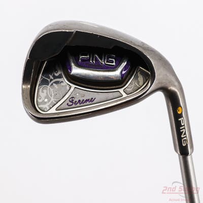 Ping Serene Single Iron Pitching Wedge PW Ping ULT 210 Ladies Lite Graphite Ladies Right Handed Orange Dot 35.75in