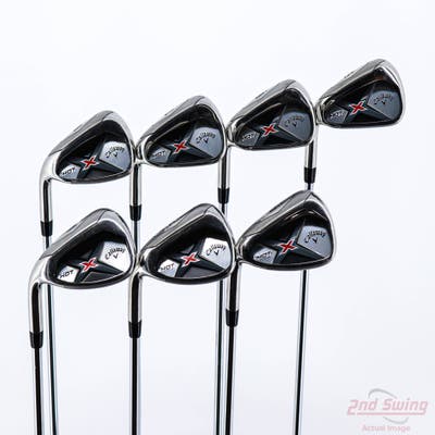 Callaway X Hot 19 Iron Set 5-PW AW True Temper XP 85 Steel Regular Left Handed 38.0in