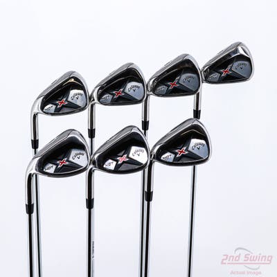 Callaway X Hot 19 Iron Set 5-PW AW True Temper XP 85 Steel Regular Left Handed 38.25in