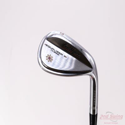 Ben Hogan Equalizer II Chrome Wedge Lob LW 58° UST Recoil 760 ES SMACWRAP BLK Graphite Regular Right Handed 35.5in