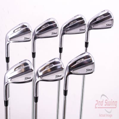 Titleist 2021 T100 Iron Set 4-PW True Temper AMT Tour White Steel Stiff Left Handed 38.25in