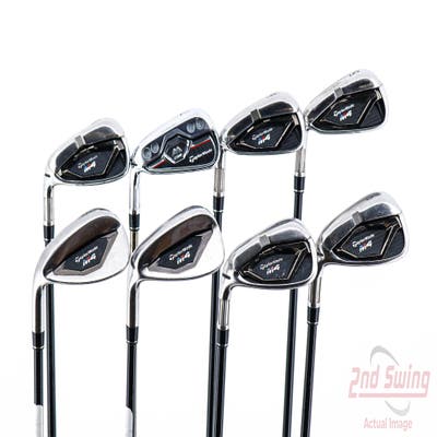 TaylorMade M4 Iron Set 5-PW AW SW Fujikura ATMOS 6 Red Graphite Regular Left Handed 39.0in