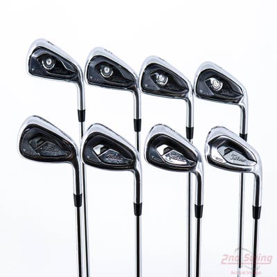 Titleist T200 Iron Set 4-PW AW True Temper AMT Black S300 Steel Stiff Right Handed 38.5in