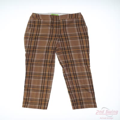 New Womens Swing Control Pants 0 x Brown MSRP $30