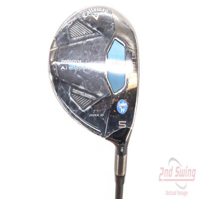 Mint Callaway Paradym Ai Smoke Max D Fairway Wood 5 Wood 5W 18° Project X Cypher 2.0 40 Graphite Ladies Right Handed 41.5in