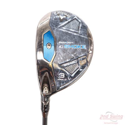 Callaway Paradym Ai Smoke Max D Fairway Wood 3 Wood 3W 15° MCA Tensei AV-XLINK Blue 65 Graphite Stiff Left Handed 43.25in