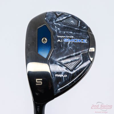 Mint Callaway Paradym Ai Smoke Max D Fairway Wood 5 Wood 5W 18° Project X Cypher 2.0 40 Graphite Ladies Left Handed 41.5in