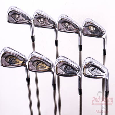 Titleist T200 Iron Set 4-PW AW Aerotech SteelFiber i110cw Graphite Stiff Right Handed 38.25in