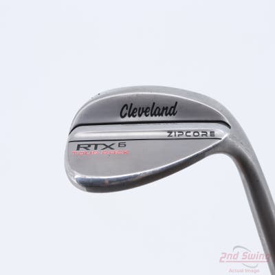 Cleveland RTX 6 ZipCore Tour Rack Raw Wedge Lob LW 60° 10 Deg Bounce Stock Steel Shaft Steel Stiff Right Handed 36.0in