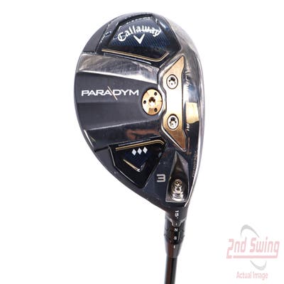 Callaway Paradym Triple Diamond Fairway Wood 3 Wood 3W 15° Mitsubishi Kai'li White 70 Graphite Stiff Right Handed 43.25in