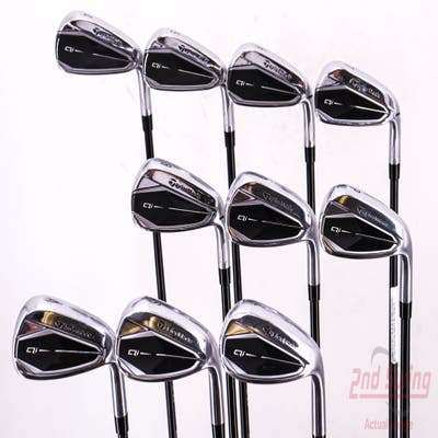 TaylorMade Qi Iron Set 4-PW AW SW LW Fujikura Ventus Blue TR 6 Graphite Regular Right Handed 37.25in