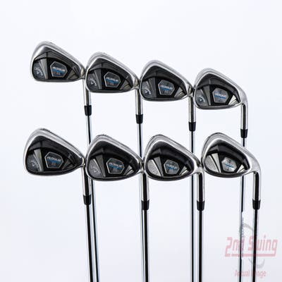 Callaway Rogue X Iron Set 4-PW AW FST KBS MAX 90 Steel Regular Right Handed 38.5in