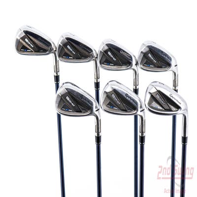 TaylorMade SIM2 MAX Iron Set 6-PW AW SW Fujikura Ventus Blue 5 Graphite Senior Right Handed 38.0in