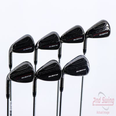 Callaway Big Bertha 23 Iron Set 4-PW True Temper Elevate MPH 85 Steel Stiff Left Handed 38.5in