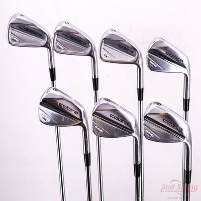 Cobra 2023 KING Forged CB/MB Iron Set 4-PW FST KBS Tour $-Taper Steel Stiff Right Handed 38.5in